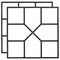 Gardenised Decorative Pavement Mold Cement Form Stamp Walkway Maker Patio Stepping Stone Pavers QI003971.2 - alternate 1